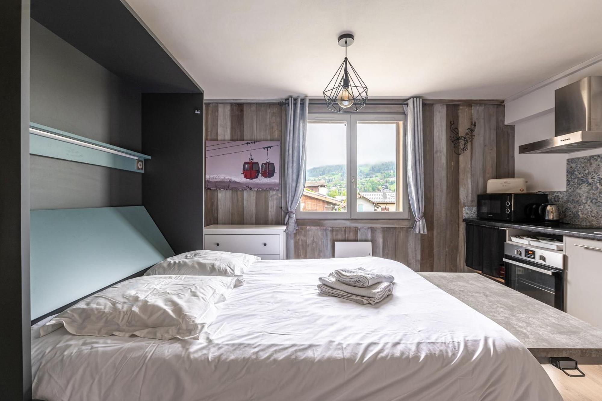 Appartements Vue Mont-Joly A 2 Pas Tramway Mont-Blanc - Studio 1 Piece Saint-Gervais-les-Bains Eksteriør bilde